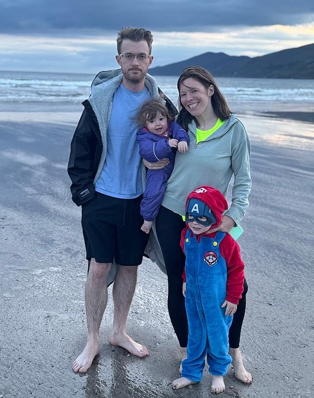 Warren Tierney (left) used OpenAI's ChatGPT for medical advice when be began suffering with throat pain while taking care of his wife Evelyn (right) during a difficult pregnancy