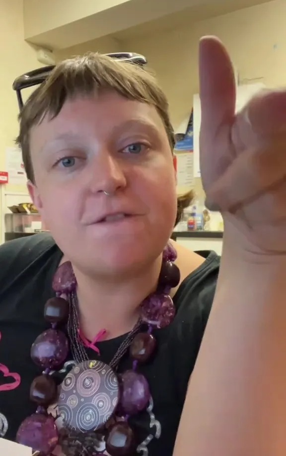 Woman at charity shop asks people to stop donating unwanted gifts.