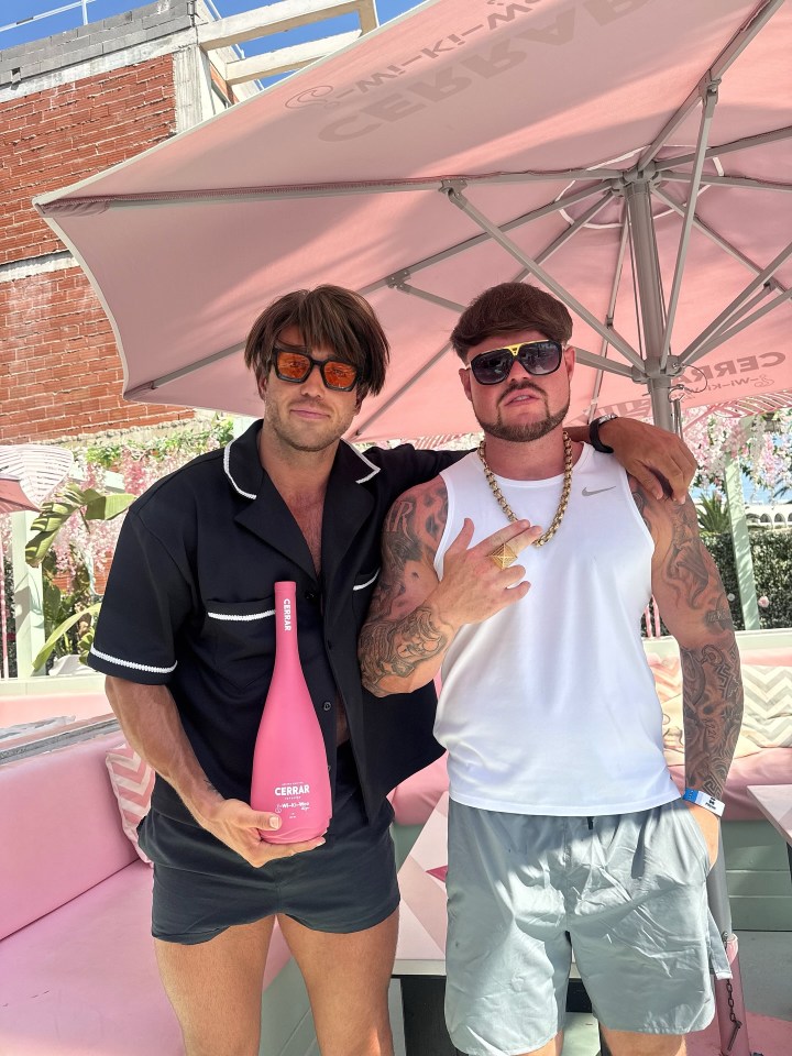 James Lock and Jack Kay posing together.