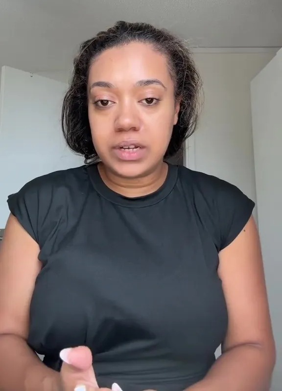 Woman asking for help with rent.