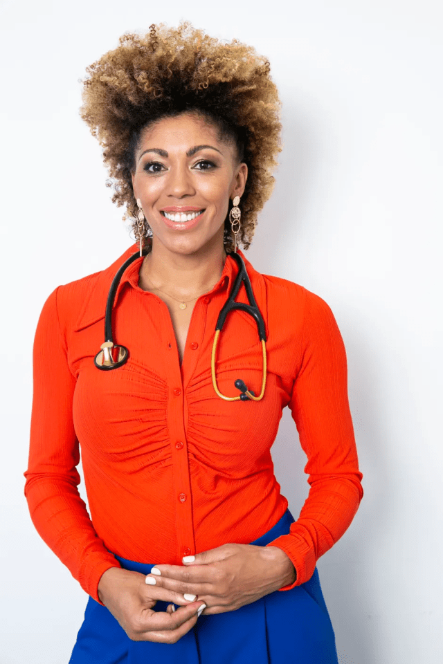 Portrait of a smiling female doctor.