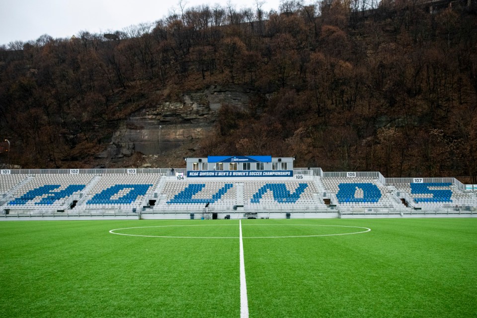 PITTSBURGH, PA - DECEMBER 14: A general view of  Highmark Stadium during the Division II Women's Soccer Championship heldon December 14, 2019 in Pittsburgh, Pennsylvania. Grand Valley State defeated Western Washington 1-0 to win the national title. (Photo by Timothy Nwachukwu/NCAA Photos via Getty Images)