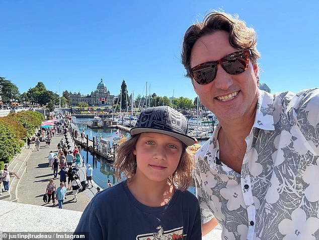 Since stepping down, Justin Trudeau has embraced dad life and has been spending quality time with his kids