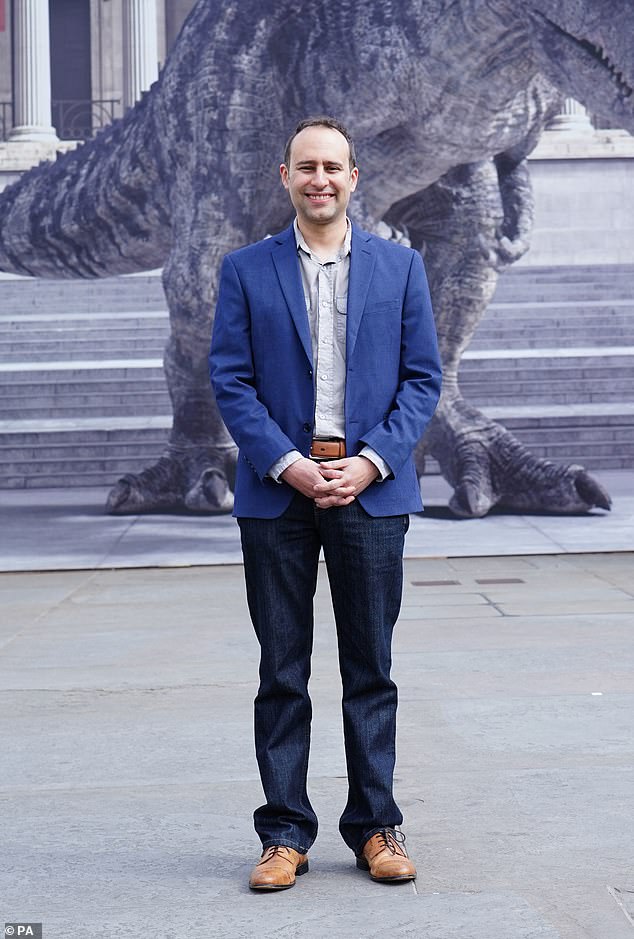 Steve Brusatte, a professor of palaeontology and evolution at the University of Edinburgh, said he fears the dinosaur skeleton sold at auction 'will disappear into the ether'