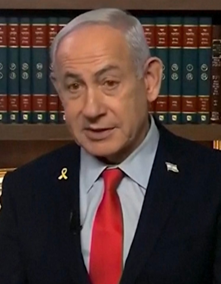 Benjamin Netanyahu on Fox News discussing Israel's intention to take control of Gaza.