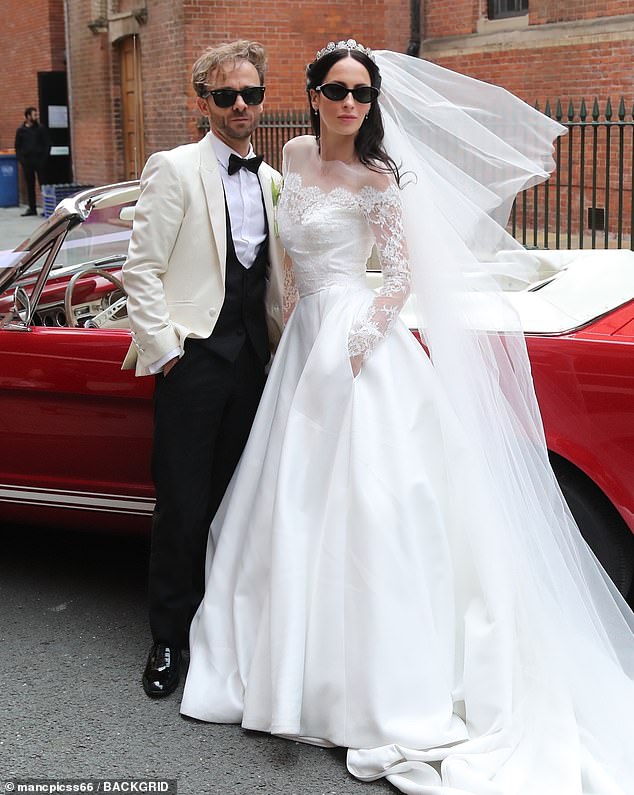 The Coronation Street star, 37, tied the knot with his love in a no expenses spared wedding at Manchester Cathedral with the lavish nuptials featuring a star-studded guest list and the groom arriving in a red mustang