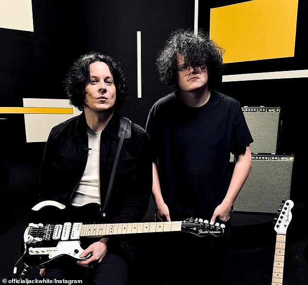 Jack White, 50, celebrated his son's 18th birthday on social media Thursday. 'Want to wish a very Happy 18th birthday to my one and only son Henry Lee White!' the rocker wrote