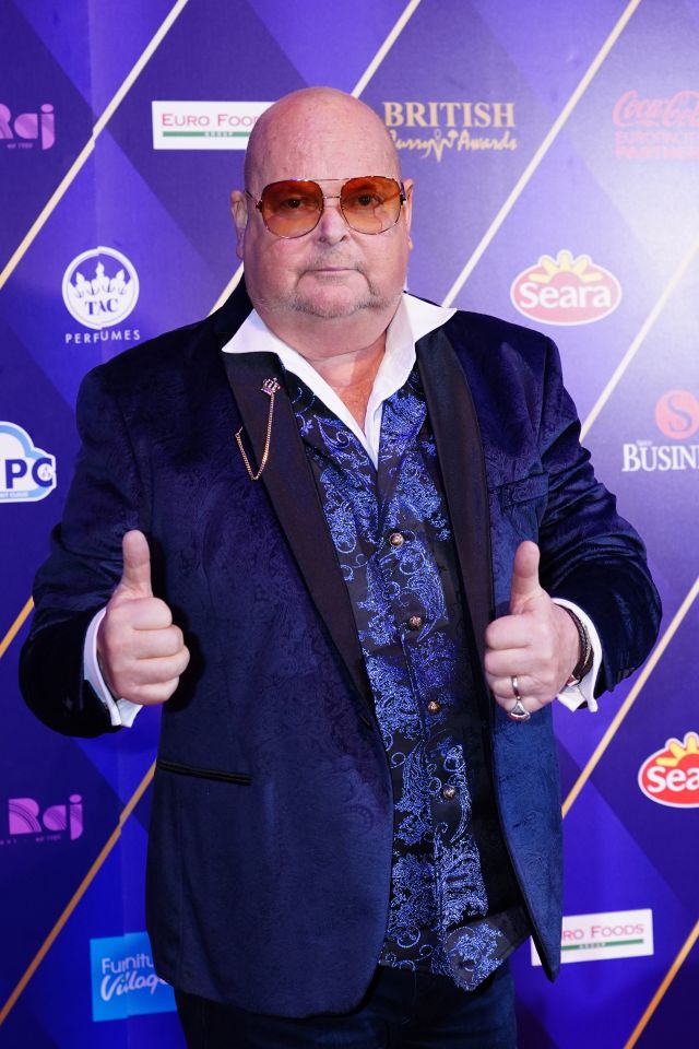 James Whale at the British Curry Awards.