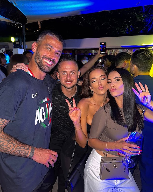 Napoli's stars and their wives and girlfriends love a party when they get a chance, and last season gave them plenty of ammunition after they won the Serie A title