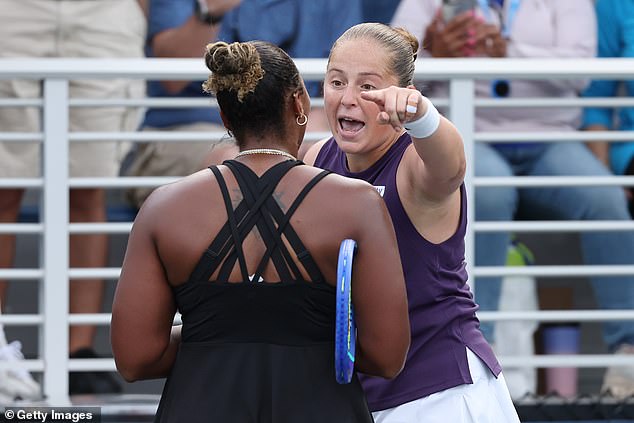 Jelena Ostapenko was forced to deny being 'racist' to Taylor Townsend at the US Open