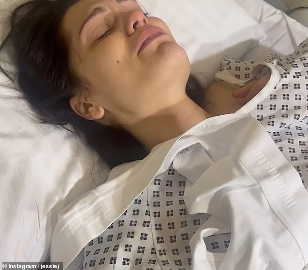 Jessie J has shared the heartbreaking moment she 'sobbed' over her scars after undergoing surgery for breast cancer