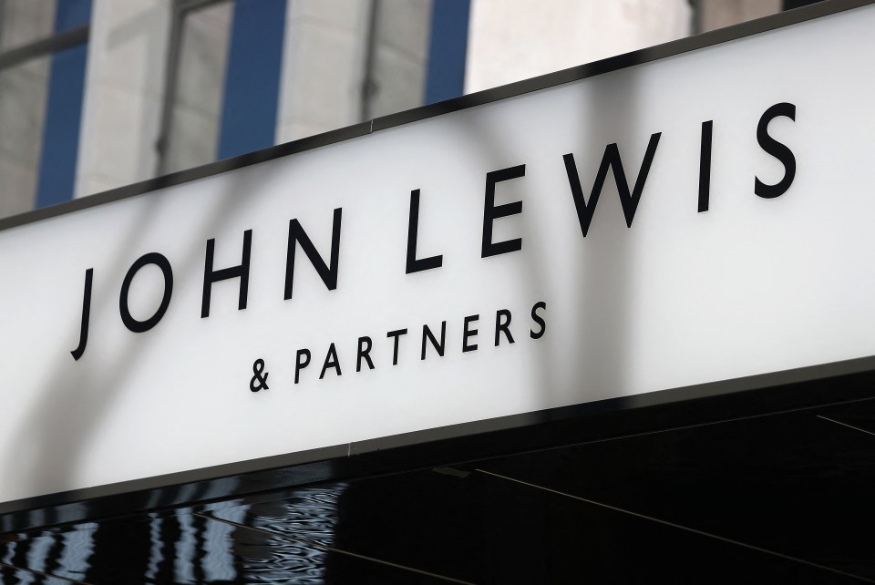 John Lewis & Partners store sign.