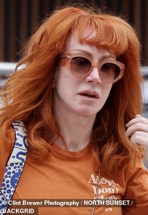 Kathy Griffin, 64, showed off her taut new visage on Tuesday, after revealing she recently underwent a third face lift