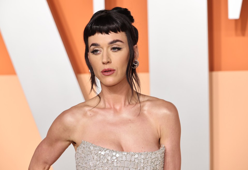 Katy Perry at the 2025 Vanity Fair Oscar Party.