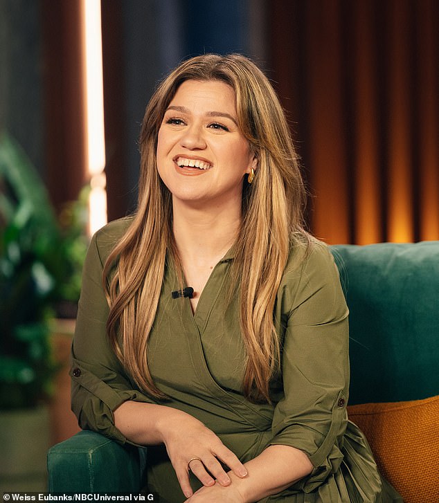 The fate of Kelly Clarkson's eponymous talk show has been revealed amid her ex-husband Brandon Blackstock's death; pictured in February