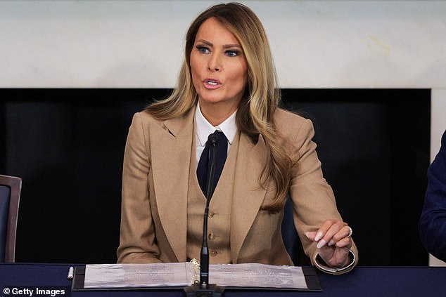 The First Lady told Putin that it is his duty to protect children and future generations