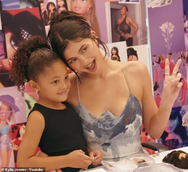 Kylie Jenner's daughter Stormi brought back one of her most recognizable looks this week; pictured in October 2023