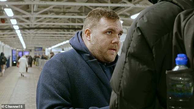 Sam tells the passenger that his ticket was bought at 4.13pm but the current time was 4.14pm
