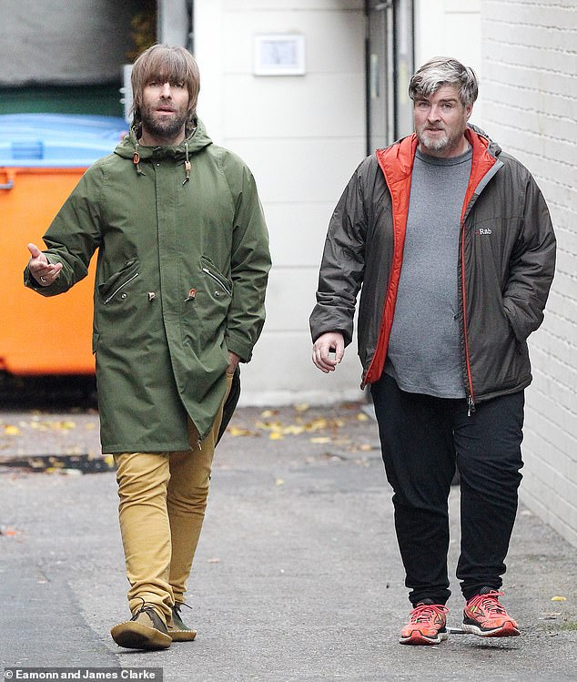 Liam Gallagher has shown the strength of his brotherly bond by opening his £4million home to his rape-accused sibling just weeks before his court appearance. Pictured: The pair in 2015