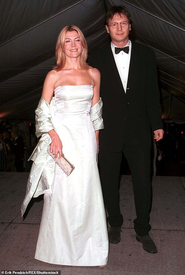 Liam and late wife Natasha (pictured) were married for 15 years and shared two sons - Micheál, 30, and Daniel, 28 - together
