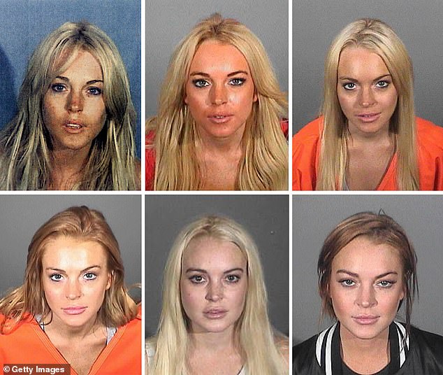 The changing face of Lindsay - the actress spent years in and out of rehab and plagued by legal troubles, but she is sober and looking better than ever