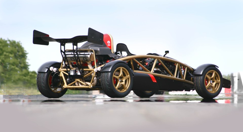 Ariel Atom V8 sports car.
