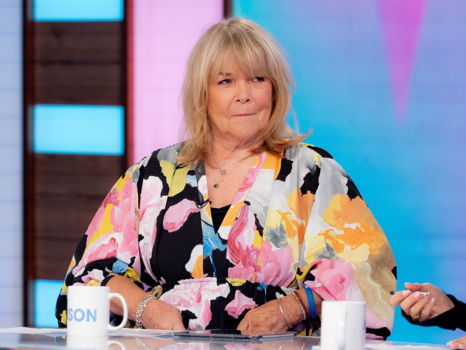 Linda Robson on the set of Loose Women.