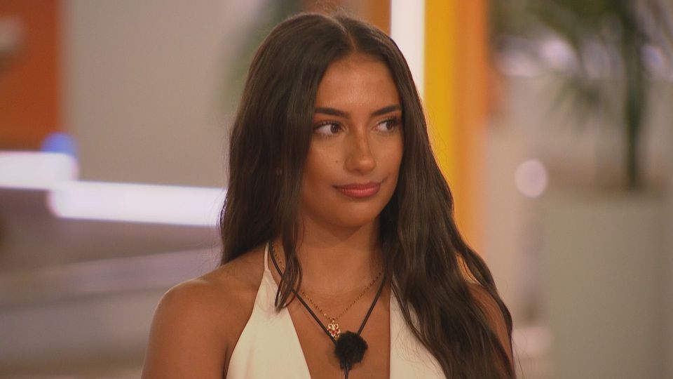 Shakira Khan on Love Island.