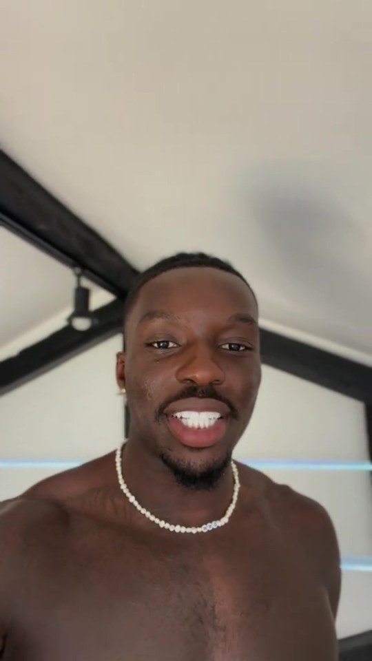 Dejon from Love Island responding to claims.