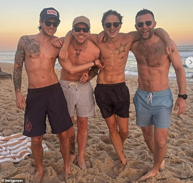 McFly (L-R) Dougie Poynter, Danny Jones, Tom Fletcher, Harry Judd