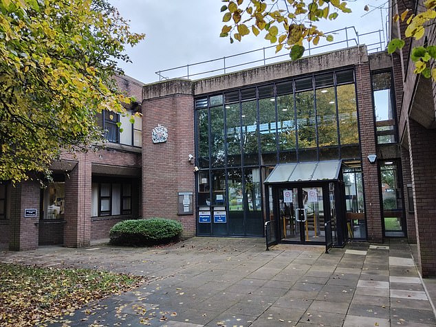 District Judge Julie Cooper convicted Al-Aswad on all three counts and remanded him in custody until October 1 for a pre-sentence report. Pictured: Staines Magistrates Court