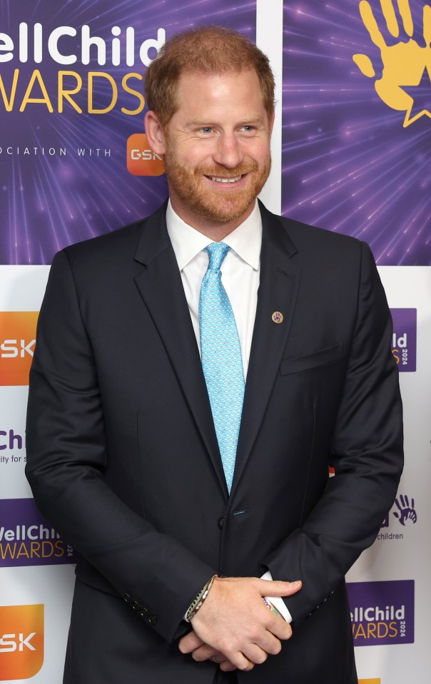 Prince Harry at the Wellchild Awards.