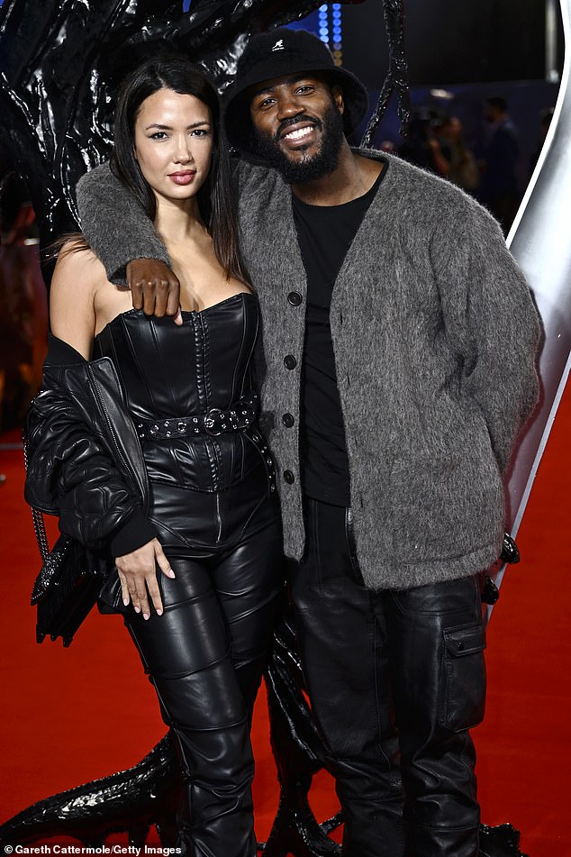 Mo Gilligan, 37, has proposed to pregnant girlfriend Taila Tulher, 28, just weeks after his 'secret love child' with an ex was revealed (pictured together October 2024)