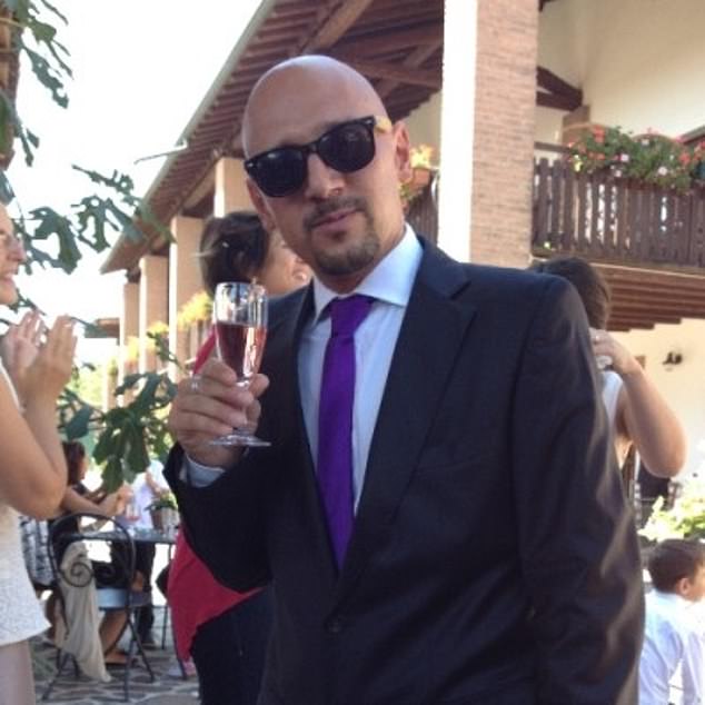 Davide Fontana, 43, kept the camera on his phone rolling as he battered the victim with a hammer before slitting her throat