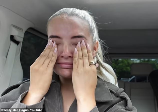 Molly-Mae Hague 's breakdown over her parenting struggles has reportedly caused tension with her partner Tommy Fury 's family