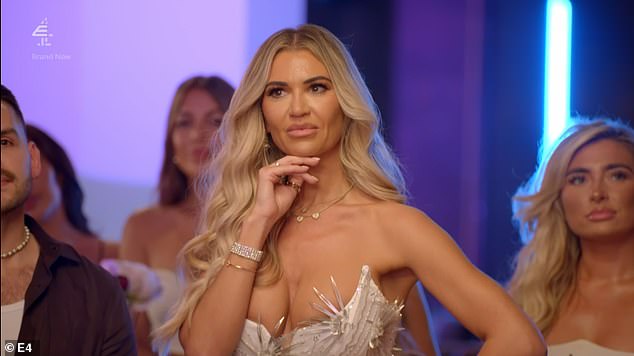 Christine McGuinness showed clear signs she wanted to leave the programme during the first episode of Celebs Go Dating on Monday night