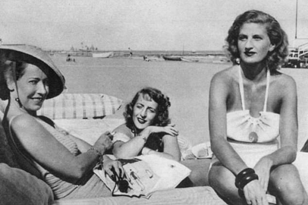 Donna Marina Torlonia di Civitella-Cesi (later Shields, grandmother of actress Brook Shields, right)