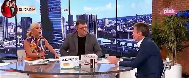 Minister for Public Investments Darko Gli¿i¿fell fell ill on Tuesday while he made an appearance on a morning show for Serbian TV channel Televizija Pink