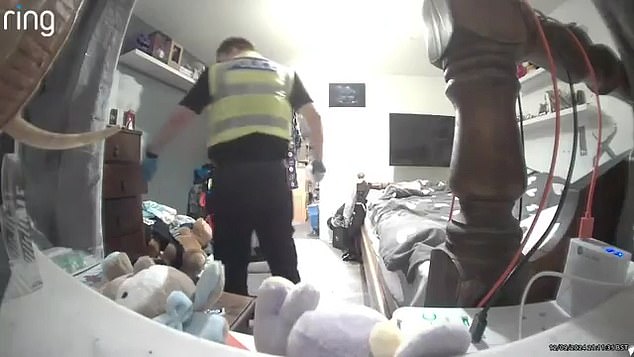 Hertfordshire Constabulary police officer Marcin Zielinski, 27, has been jailed for four months after he admitted to stealing the woman's underwear from the property on September 12 2024