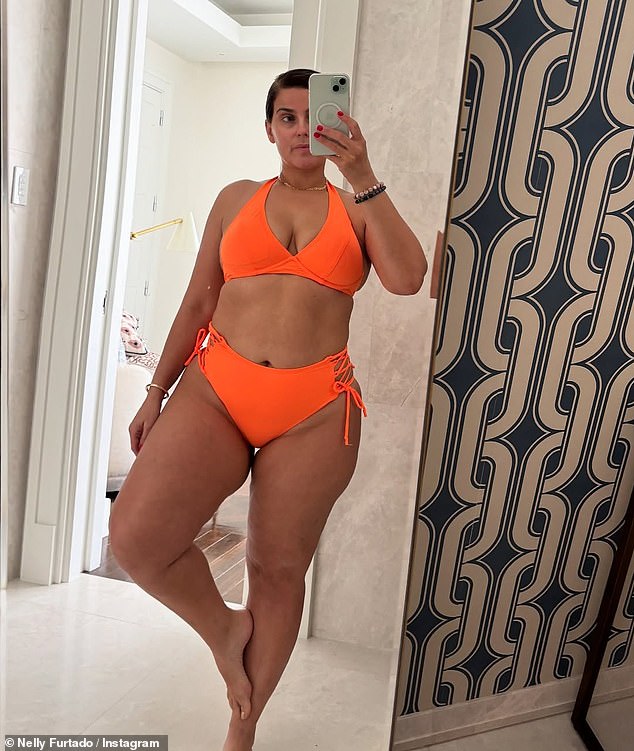 Nelly, who shot to fame in 1996, has been lauded of late for her 'gorgeous curves' and 'refreshing attitude' after revealing she has chosen the natural route with her looks