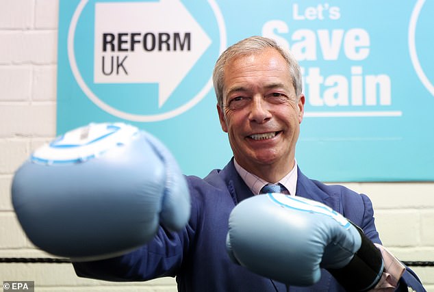 Nigel Farage, 61, (pictured) has quashed rumours swirling around Westminster that his busy schedule was taking a toll on his health
