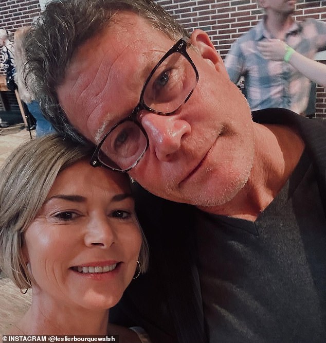Walsh and wife Leslie pictured at the Two River Theater in Red Bank, New Jersey this past June