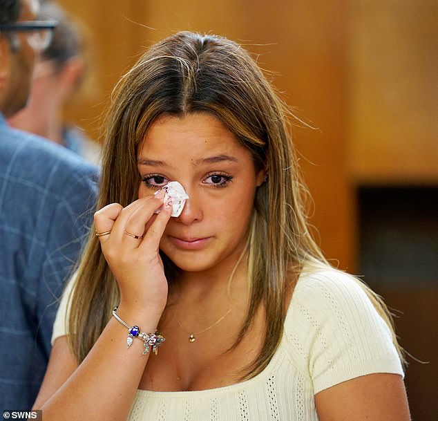 Tears of joy as students receive their GCSE results at Nottingham High School in Nottingham