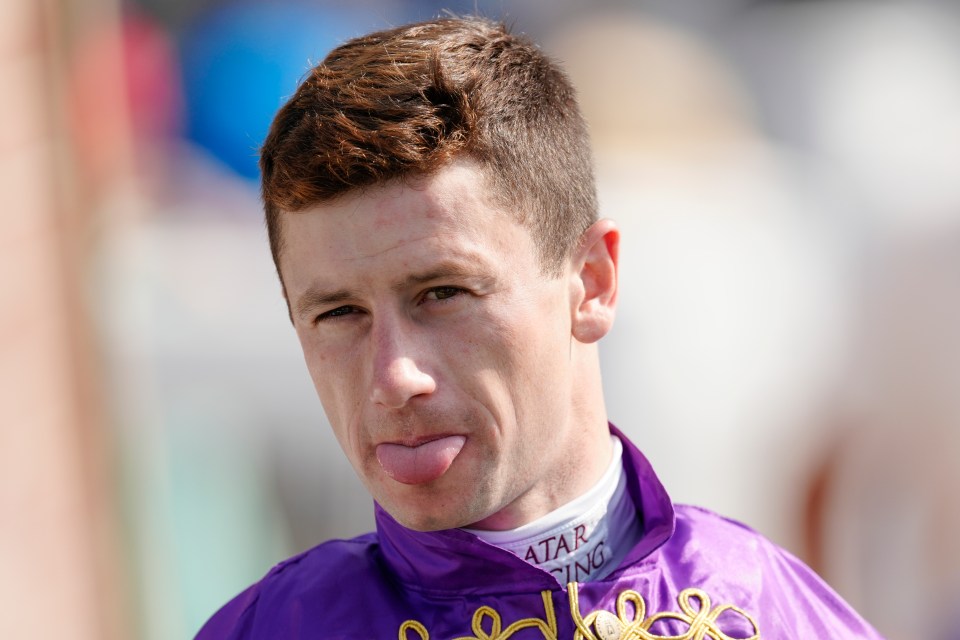 Oisin Murphy at Newbury Racecourse.