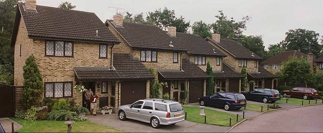 Privet Drive was originally filmed on a street (above) in Martins Heron, Bracknell, for the movie franchise starring Daniel Radcliffe