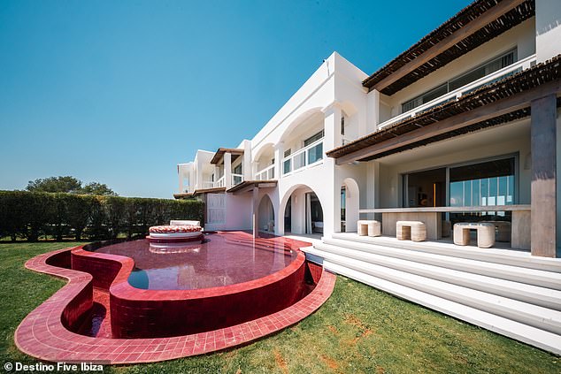 From terrace rooms with lush gardens to cherry-inspired private pool hideaways (pictured), the extensive transformation included a complete redesign of its 159 rooms and suites