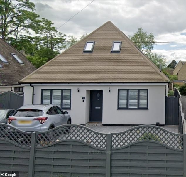 This is what the property looked like in June 2022. It last sold for £420,000 in August 2019, according to Zoopla, and is now on the market for £775,000. Some greenery appears to be evident behind the fence