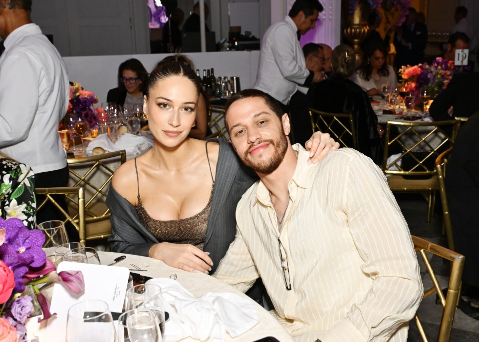Elsie Hewitt and Pete Davidson at a charity ball.