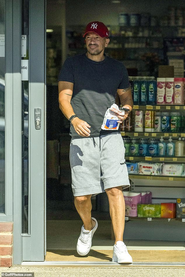 Peter Andre was seen for the first time since igniting an explosive feud with his ex-wife Katie Price as he ran errands on Friday