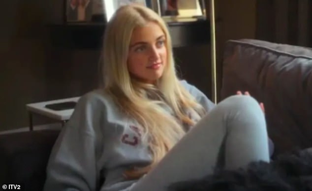 The singer remarked: 'that really made me feel sick' as the influencer shared some of the messages she is sent on social media as the family appeared in her new ITV2 documentary